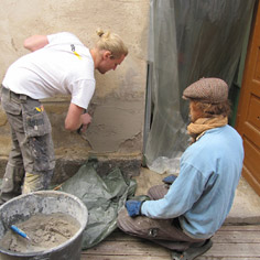 Ulkosein&auml;n paikkausrappaus 2012