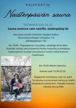 Kansainvälisen naistenpäivän sauna